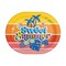 9.25" x 12" 48 Count Summer Sunset Tropical Oval Party Platters